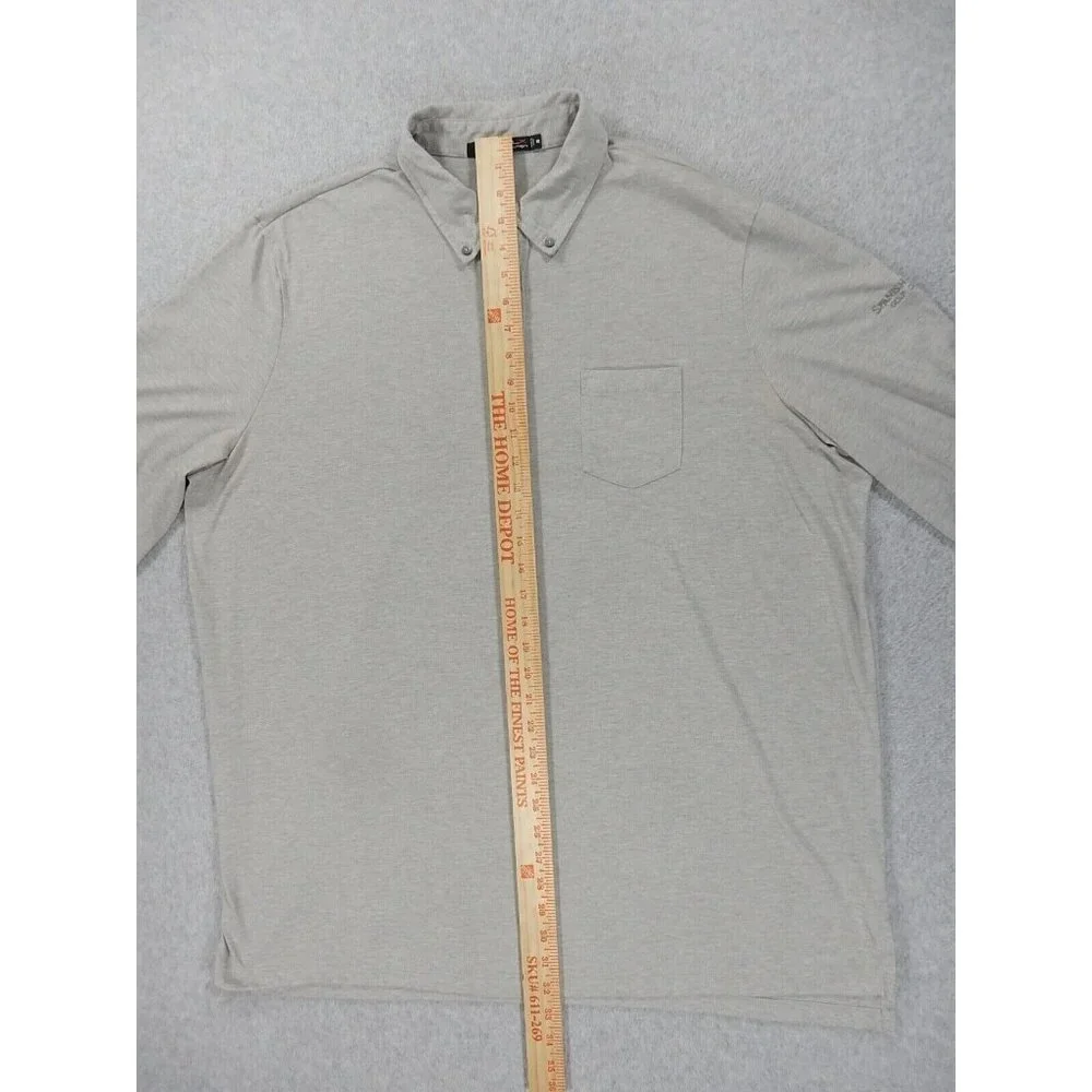 RLX‎ Polo Ralph Lauren Spanish Oaks Long Sleeve Golf Polo Shirt (Men's XXL)